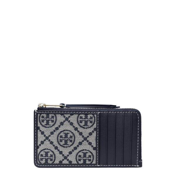 Tory Burch T Monogram Zip Card Case