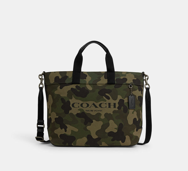 Tote Bag 38 With Camo Print