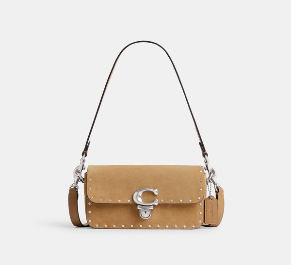 Studio Baguette Bag With Rivets