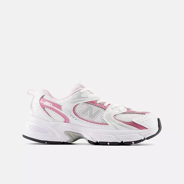 New Balance 530-Big Kids (Size 3.5 - 7)-White With Pink Sugar