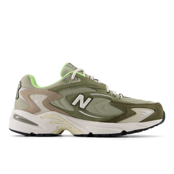 New Balance 725V1 Olivine with Dark Moss and Dark Olivine