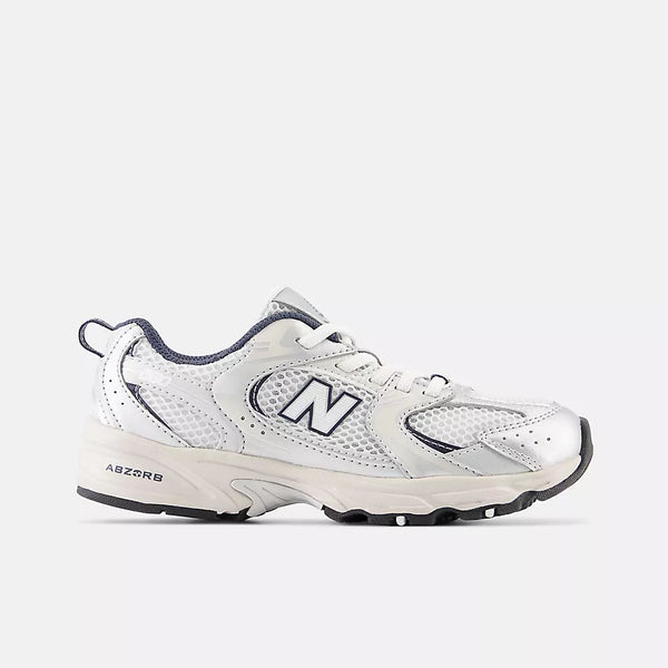 New Balance 530-Little Kids (Size 10.5 - 3)-Summer Fog With Nimbus Cloud And Nb Navy