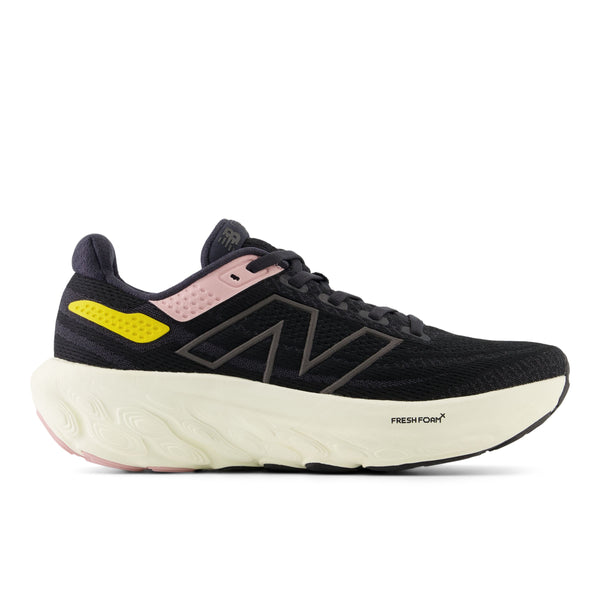 New Balance Fresh Foam X 1080v13 Black with Orb Pink and Ginger Lemon