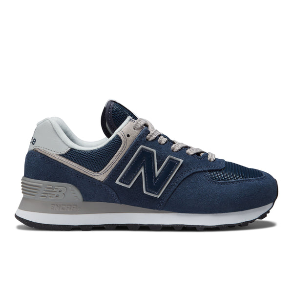 New Balance 574 Core Navy with White